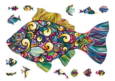 Each Piece Is Animal Shaped Christmas Gift Colorful Elephant Turtle Wooden Jigsaw Puzzles (Option: 7Style-A3)